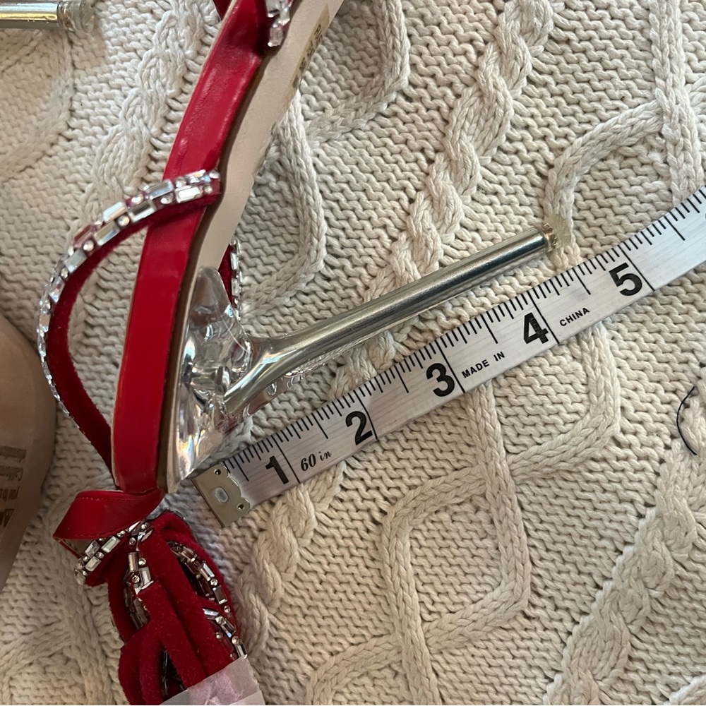 NEW! Chase + Chloe Stiletto Sandals with Wrap Around Ankle Straps Women’s Size 9 - Picture 5 of 15